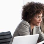 Business people talking in meeting